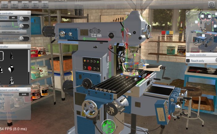 铣削机模拟器-Milling machine simulator