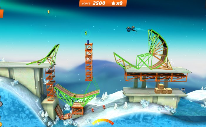 桥梁建造师：特技-Bridge Constructor Stunts