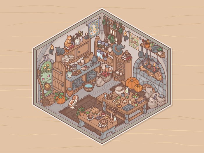 造景贴纸：治愈小角落-Little Corners