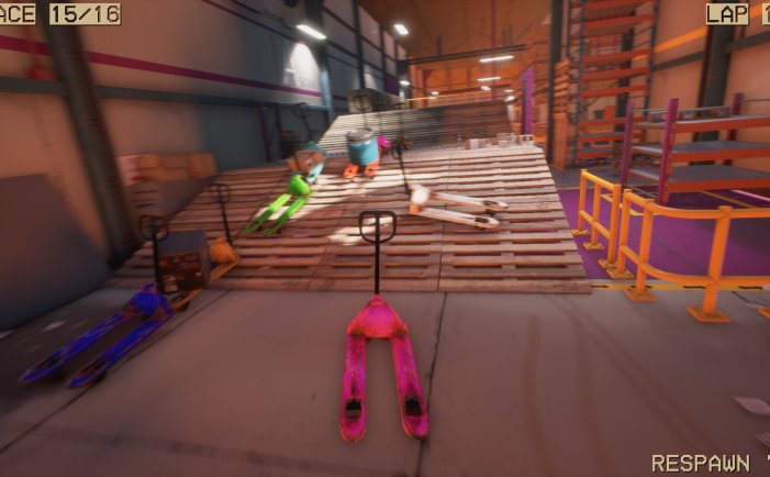 托盘搬运竞速-Pallet Jack Racing