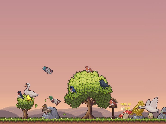 桌面鸟舍:小小鸟陪你摸大鱼-Little Aviary