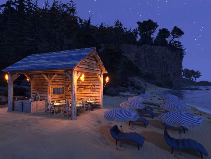 温馨小木屋-Log Away